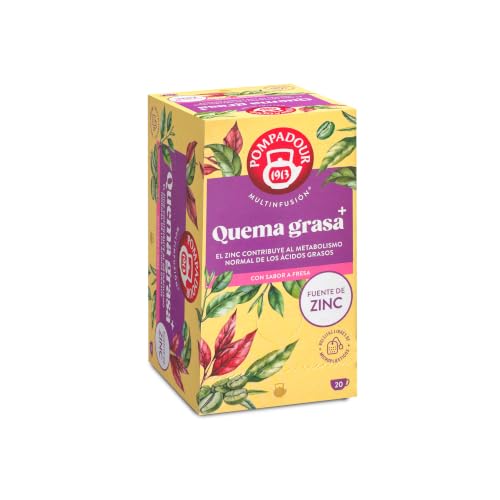 Pompadour Infusión Quema Gasas, 20 bolsitas