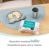 Toallitas limpiadoras cara y manos LILLYDOO, 20 unidades, 100%...