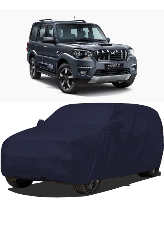 Image of J S R Waterproof Body Car Cover for Mahindra Scorpio