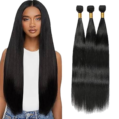 Tissage naturel de qualité premium extensions double trame cheveux lisses