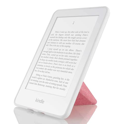 Capa Kindle 10a geração - WB Ultra Leve, Silicone Flexível e Sensor Magnético - Origami Tecido Rosa