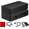 SVS-00001/1917 Microsoft Surface Dock 2 – Estación de acoplamiento Surface Pro con cable USB-C a C y 199W – Compatible con Surface Pro 4/5/6/7/8/9, Pro X, Pro 10 Surface Book 2/3, Surface Go 2/3/4