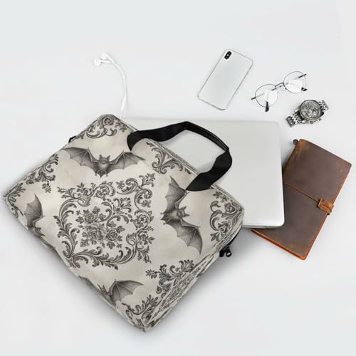 Bolso maletín vintage para laptop y oficina miniatura 7