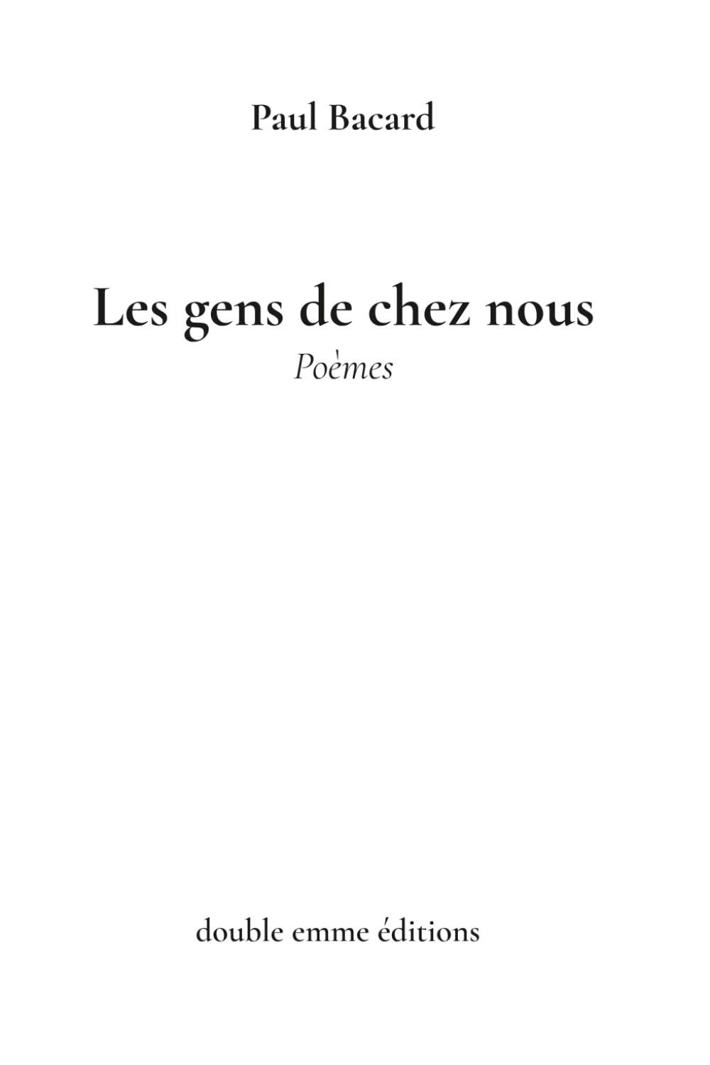 Les gens de chez nous