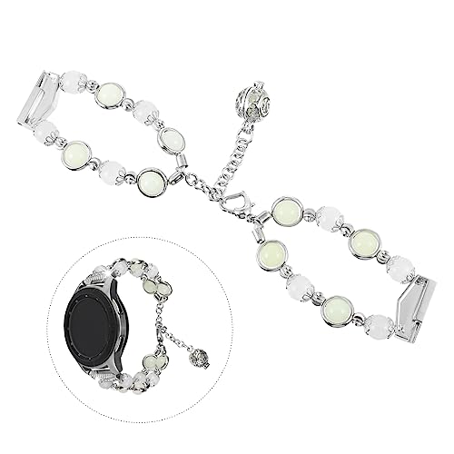 Correa de ágata luminosa para reloj de mujer compatible con uso nocturno 3