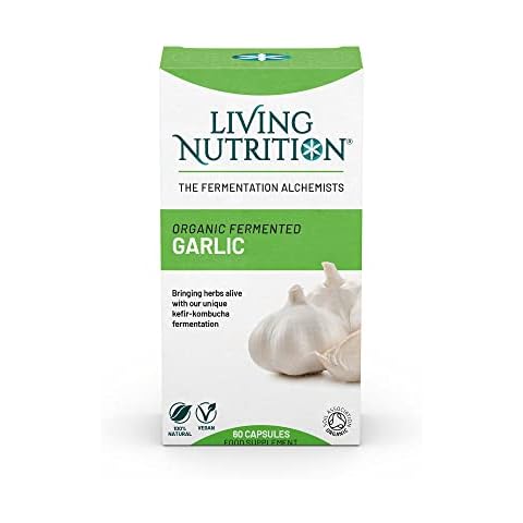 Living Nutrition Organic Fermented Garlic Supplement Cover