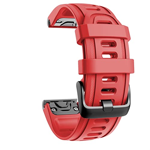 Bracelet silicone 20mm anti-irritation pour Garmin Fenix 6S et 5S