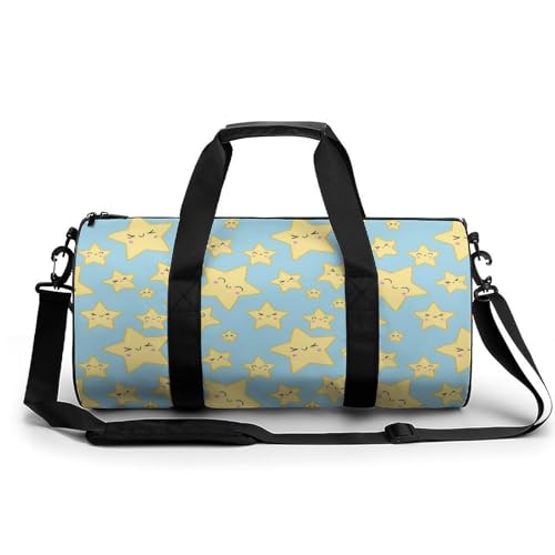 Gym sac de voyage étoiles de dessin animé 45x23x23cm pour camping randonnée et duffel bag
