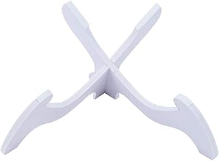 Honio Folding Violin Rack, Ukulele Stand Lightweight Compact Size PVC Material Vertical Scratch Resistant for Small Stringed Instrument