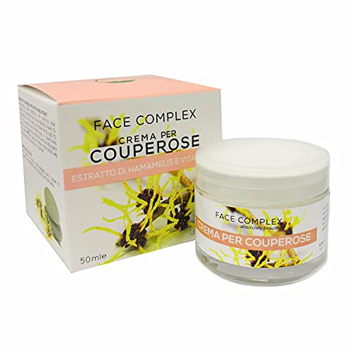 CREMA PER COUPEROSE CON ESTRATTO DI HAMAMELIS E VITAMINA C 50 ML-FACE COMPLEX