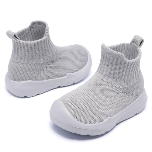 MORENDL Baby Shoes Infant Walking Shoes Non-Slip Breathable Toddler Sneakers Boys & Girls Slipper Socks