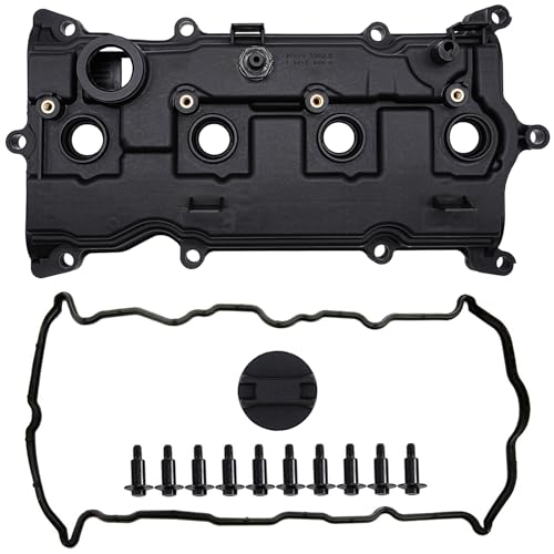 Image of Engine Valve Cover with Gasket & Bolts & Oil Cap Compatible for 2014-2017 Infiniti Qx60, 2014-2017 Nissan Altima Rogue Murano, 2014 Pathfinder 2.5L Replaces# 13264-3KY0A