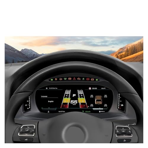 Salpicadero digital de coche VW Touareg 2003-2010 con cabina virtual Carplay 4