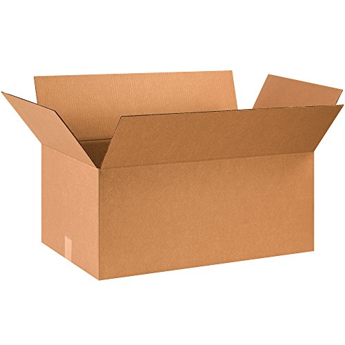Image of PARTNERS BRAND 28x16x12 Corrugated Boxes, Large, 28L x 16W x 12H, Pack of 10 | Shipping, Packaging, Moving, Storage Box for Home or Business, Strong Wholesale Bulk Boxes