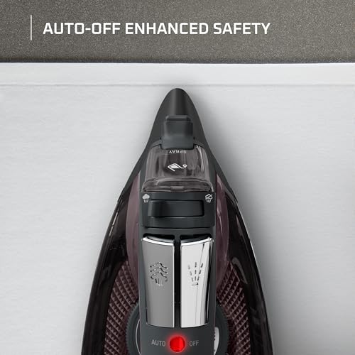 Image of Rowenta Access Steam Iron, Clothes Iron with Steamer, Vertical Steaming, Maximum Steam Distribution, Anti-Drip Protection, Cinamon
