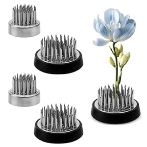 APOMOONS 4er Blumenigel Steckigel Kenzan Ikebana