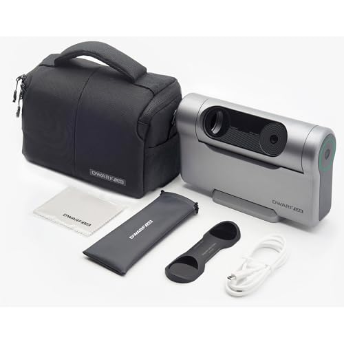 Image of DWARFLAB DWARF 3 - Easy-to-Master Day & Night Smart Telescope, Capture Astronomy /Wildlife /Panorama with Dual Imaging System, Cloud Processing, 4K Auto-Tracking, Ultra-Light 3lb, Suits All Ages
