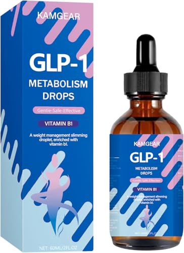 KAMGEAR 60ML-GLP-1 Supplement Drops for Women and Men, Fast and Easy to Use