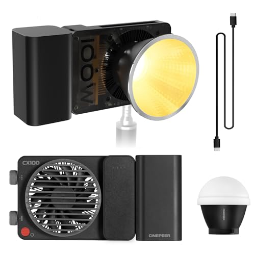ZHIYUN CINEPEER CX100 COB LED Video Light 100W Bi-color 2700K