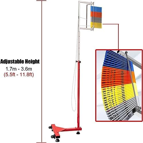 Free-Standing Jump Measurement Tester，Vertical Jump Tester, 1.7-3.6m, Adjustable Vertical Jump Tester, Vertical Challenge Jump Tester Gauge, High Jump Training Equipment