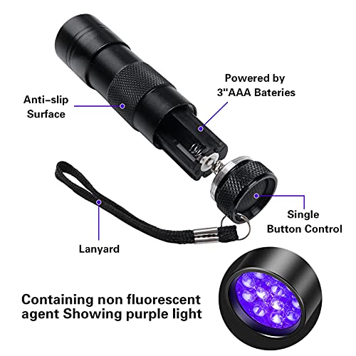 Cosoos 2 Pack Uv Flashlights thumb #3