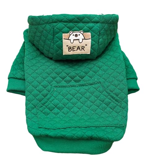 ZXTGBQ Hunde Kapuzenpulli Mit Taschen, Pet Bekleidung, Hundeshirt WäRmer Pullover Jackett, Warm Hoodies Mantel Kleidung FüR Kleine Und Mittlere Hunde, Weiche Hundebekleidung FüR FrüHling Winter