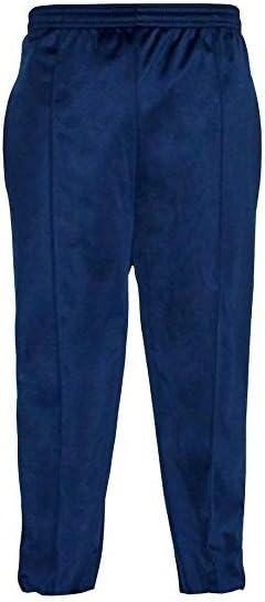Fashion LinkMens Tracksuit Jogging Bottom Tricote silkyTracksuit Bottom with Two Zip Pocket Size S to 5XL