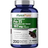 NusaPure Fo-Ti Capsules, 167 mg, 200 Veg Capsules (Non-GMO, Vegan)