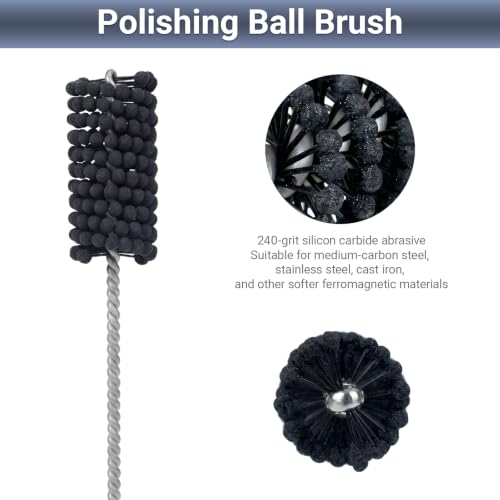 Image of Cylinder Hone, 240 Grit Silicon Carbide, 1 1 /2 inch (38.1mm) Diameter Ball Hone