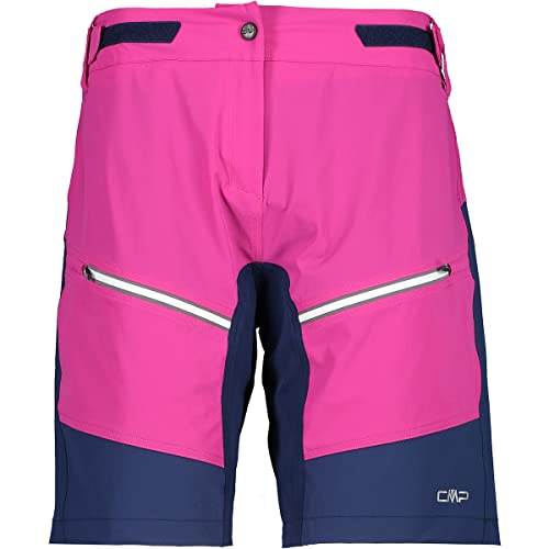 CMP Damen Free Bermuda Mesh MTB Hose kurz, geraneo, 40