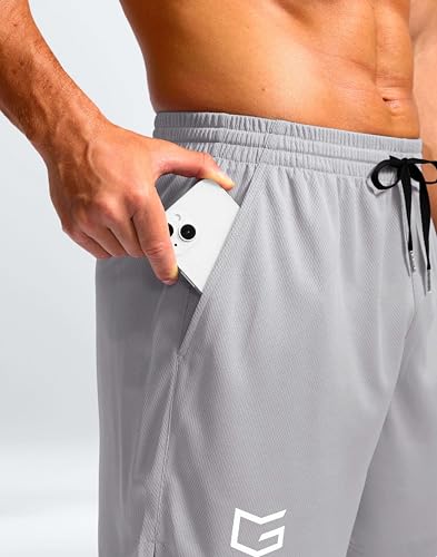 Image of G Gradual Men's Athletic Workout Shorts with Pockets 5 inch /7 inch /9 inch Lightweight Quick Dry Gym Basketball Running Shorts for Men