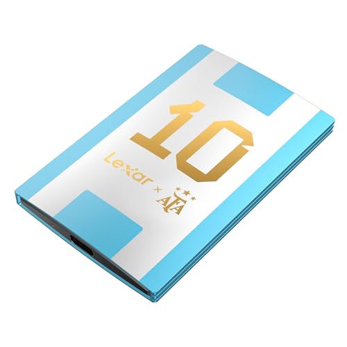 Image of Lexar 1TB SL500 Portable SSD, AFA Edition, World Cup, Compatible with PC & Mac, iPhone, Smartphones, Tablets, PS5, Xbox, Up to 2000MB /s Read (LSL500X001T-RNXNU)