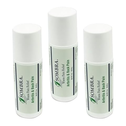 Sombra Warm Pain Relief Gel Roll On, 3 Ounce, 3 Count Cover
