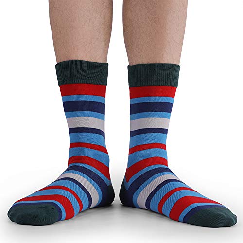 Image of HHX YONLEE Dress Socks 5 /6 /10 Pairs Crew Argyle Colorful Cotton Novelty Casual Happy Fun
