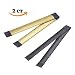 2ct Hair Styling Disk Donut Bun Maker Former Foam French Twist Hairstyle Clip DIY Doughnuts Hair Bun Tool- 2 Shades: Black & Light Brown (Black & Blonde)