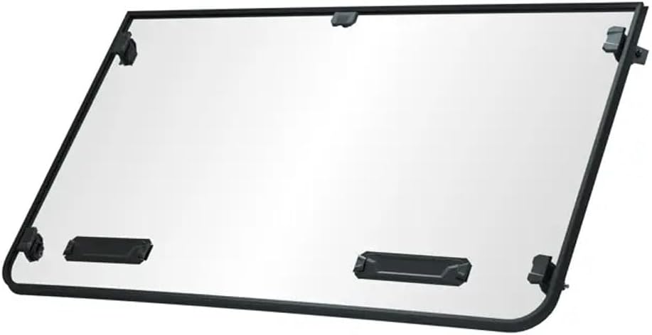 Polaris 2889089 Lock & Ride Hard Coat Poly Full Windshield - Vented Frameless