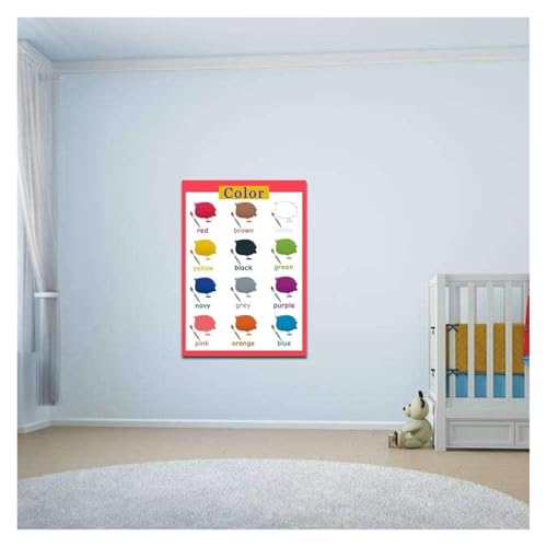 Tableau des couleurs pour enfants pour apprendre à nommer les nuances - 5