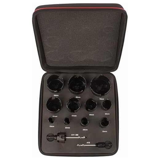 Starrett Tungsten Carbide Holesaw Kit