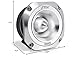 Pyle 1.5” Audio Car Tweeter Speaker - Aluminum Die-Cast Frame, 500 Watt Peak, 2 kHz - 25 kHz Frequency Response, 4 Ohm, Heavy Duty 30 oz. Magnet Structure - Pyle PDBT31 SILVER