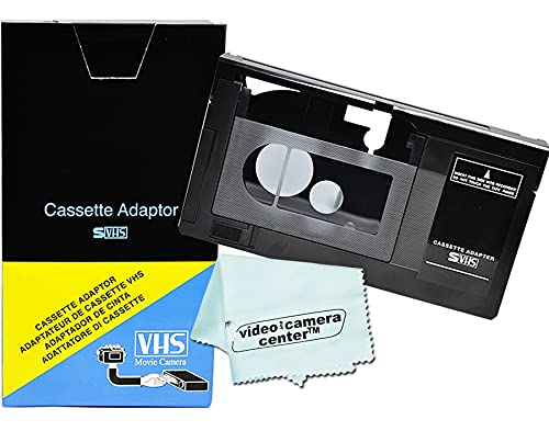 Motorized VHS-C Cassette Adapter For JVC C-P7U CP6BKU C-P6U,Panasonic PV-P1,RCA VCA115 + 1 VCC113 Micro-Fiber Cloth™ by Panasonic - Used condition - US$25.49