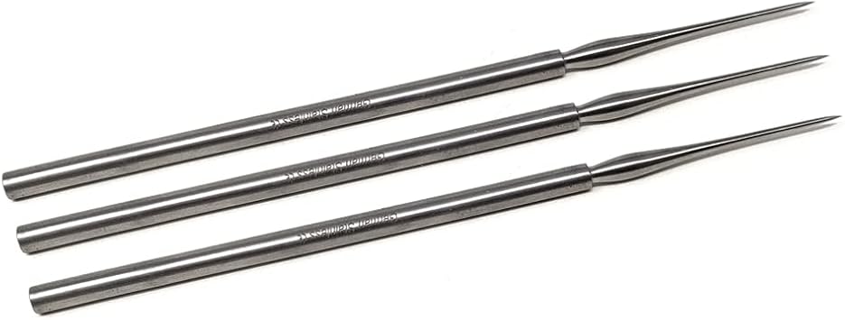Micro Dissecting Needle Made of Stainless Steel  in Straight Needle Point Ends for Lab Dissections Multipurpose Probes with Non-Slip Handle (Dissecting Needle - 3 Pcs)