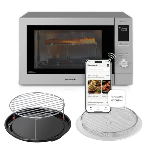 Panasonic HomeChef 4-in-1 Countertop Microwave Air Fryer Com...