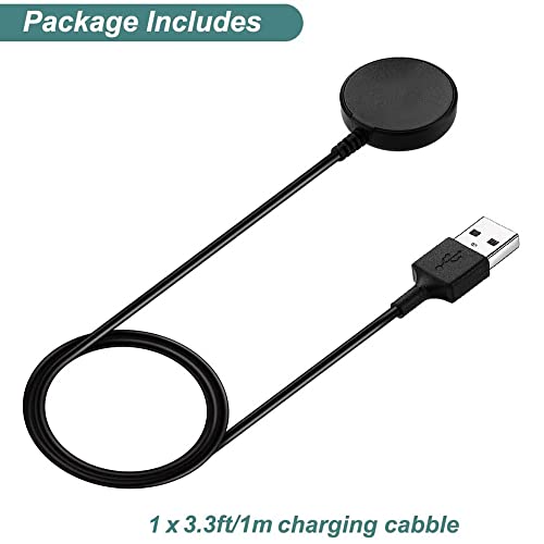 Compatible with Galaxy Watch 3 / Active 2 / Active Charger, Replacement Charging Cradle Dock Cable for Samsung Galaxy Watch 3 / Active 2 / Active Smart Watch