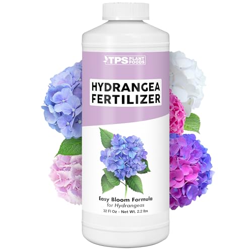 Hydrangea Fertilizer – Liquid Plant Food for Bigger Blooms, Rich Flower Color & Stronger Root Development, 32 oz