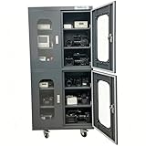 EQCOTWEA 870L Electronic Dry Cabinet 1-10% RH Industrial Grade Dry Box with Digital Display & Steel for Laboratories, Workshops 110V 10W