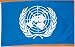 United Nations (UN) Flag - 3 foot by 5 foot Polyester (NEW)