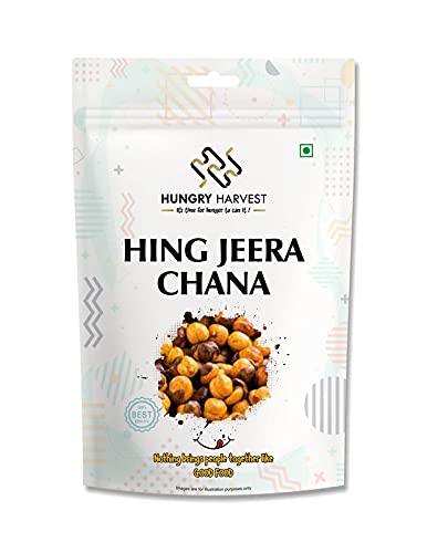 Hungry Harvest Premium Roasted Chana, Desi Chana, (Hing Jeera Flavour) 200 Gram (B096849JHD) Amazon Price History, Amazon Price Tracker
