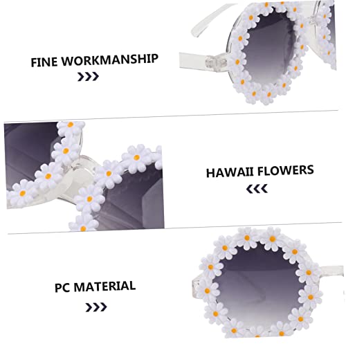 Hawaiian Sunglass Party Glasses Fashion Eyewear Uv Protection Glasses Embellished Sunglasses for Women4