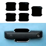 XQTMYHAL Car Door Bowl Scratch Protector for Ford Bronco 2021 2022 2023 2024 2025 2026 4 Doors Exterior Door Handle Bowl Cover Protection Trim, for Ford Bronco Accessories (Glossy Black)