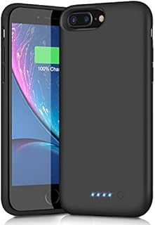 Battery Case for iPhone 6s Plus/6 Plus/7 Plus/8 Plus,8500mAh Portable Charging Case External Battery Pack for iPhone 6s Plus/6 Plus/7 Plus/8 Plus Rechargeable Charger Case Backup Power Bank(5.5 inch)